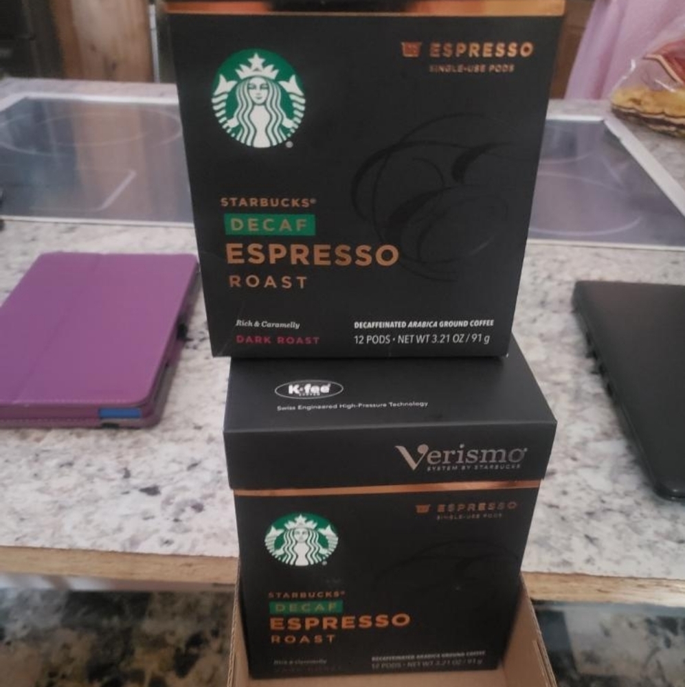 Starbucks varismo decaf espresso pods